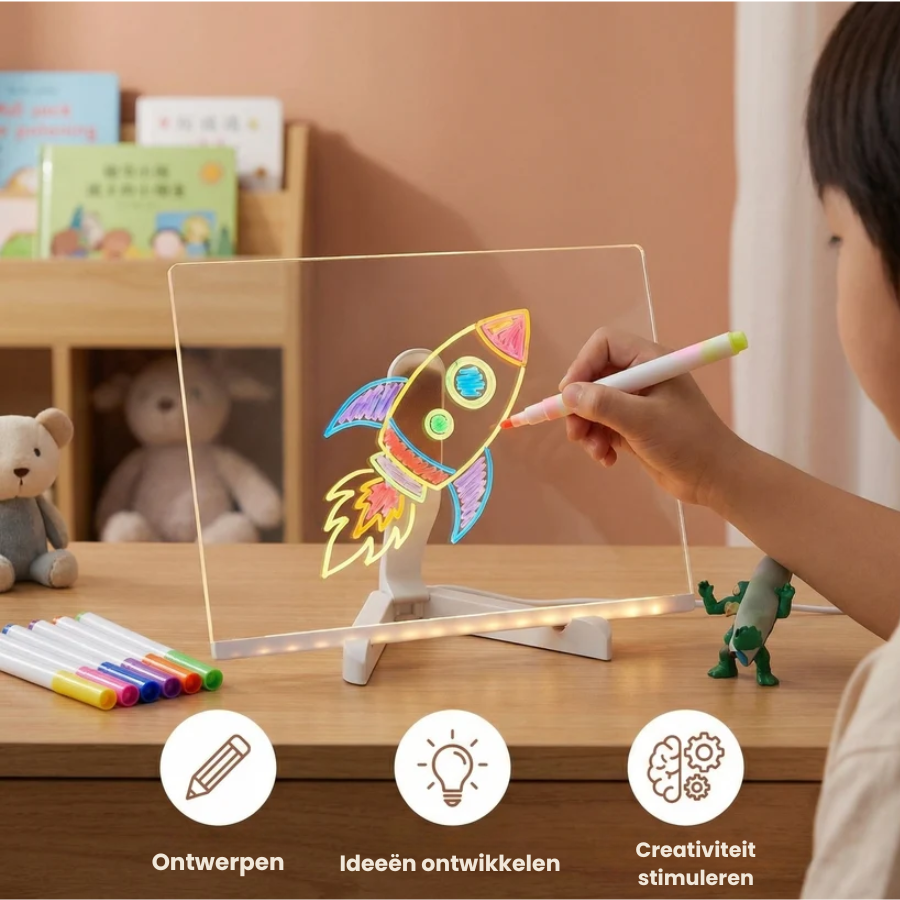 GlowBoard™ I Scherm uit en creativiteit aan