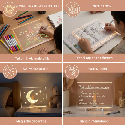 GlowBoard™ I Scherm uit en creativiteit aan