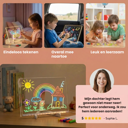 GlowBoard™ I Scherm uit en creativiteit aan