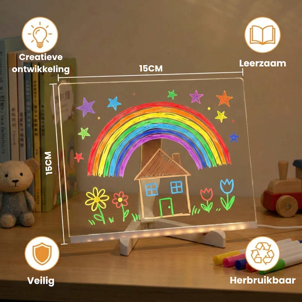 GlowBoard™ I Scherm uit en creativiteit aan